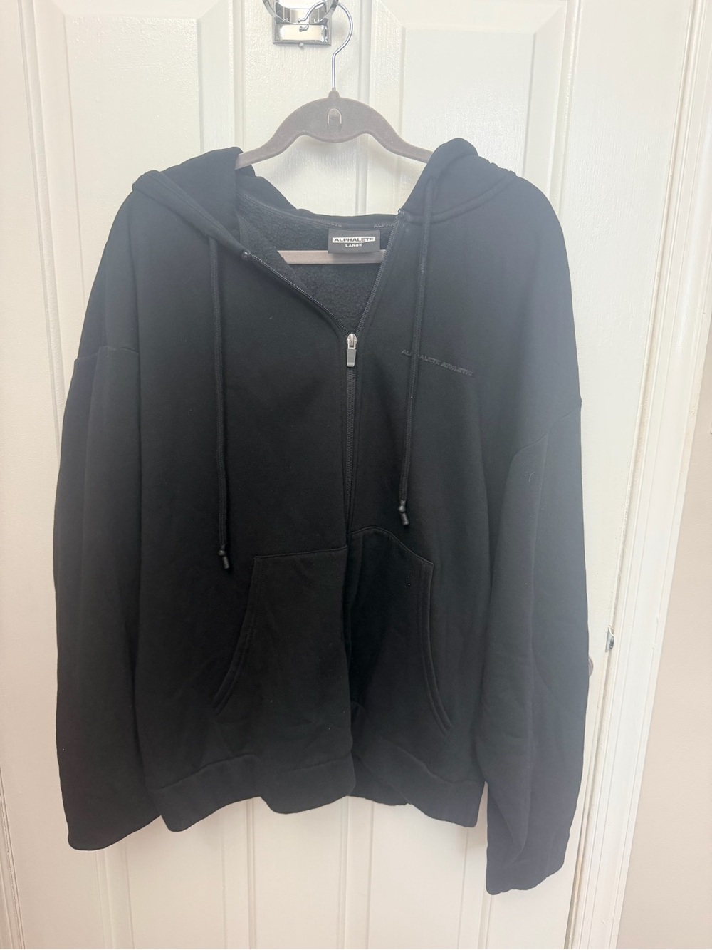 Alphalete Black Full-Zip Hoodie